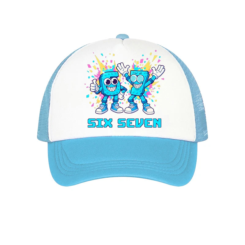 Steal A Brainrot 67 Baseball Cap Game Character Print Sun Hat Kids Adult Adjustable Peaked Caps Anime Fashion Summer Casual Hats