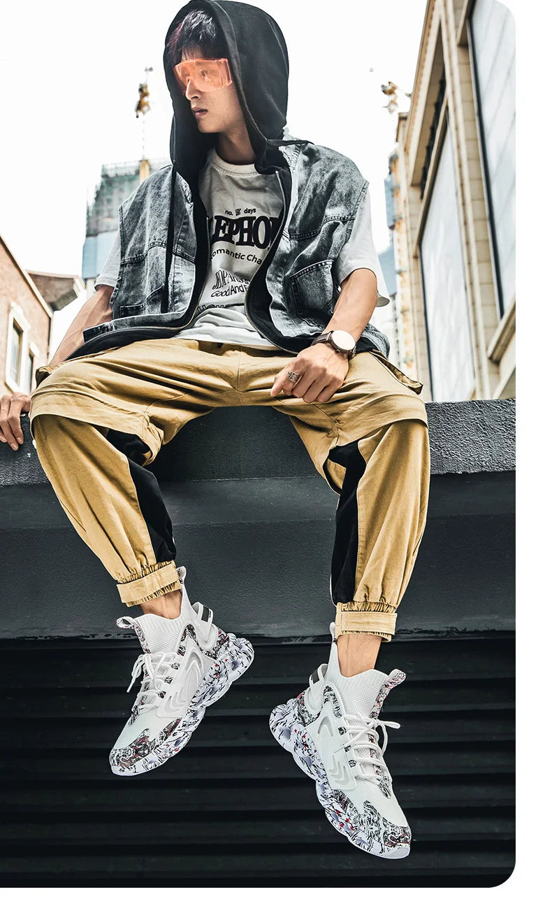Chaussure Homme Chaussures de course respirantes pour hommes, baskets décontractées pour hommes, chaussures de tennis pour hommes, entraîneur de course, mocassins à la mode, luxe