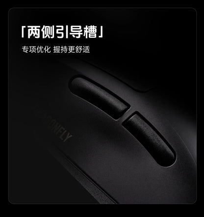 Rato Gaming Sem Fios ATK A9 com Tecnologia NearLink, Ergonómico PAW3395, Tri-Mode Bluetooth de Baixa Latência para Esports e PC