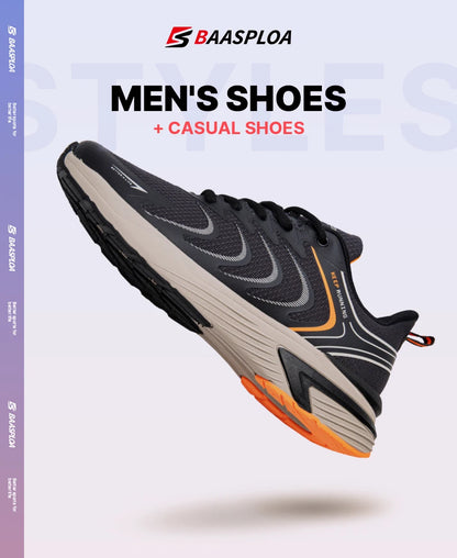 Chaussures de course pour homme Baasploa : baskets décontractées, légères, en mesh respirant, pour homme, d'extérieur, antidérapantes et résistantes à l'usure