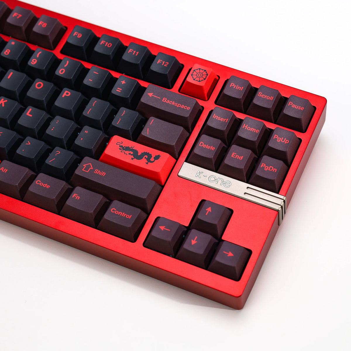KBDiy GMK Red Dragon Keycaps PBT 143 Keys Set Retro Alice ISO Cherry Profile KeyCap For Custom DIY 60 Mechanical Keyboard Gaming