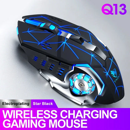 New Wireless Mouse Charging Gaming Mouse Mute Backlit Mouse Mechanical Ergonomic Optical Computer Accessories for PC Laptop
