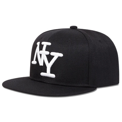 Unisex betűhímzéses hip-hop sapkák tavasz-ősz szabadtéri állítható alkalmi baseball sapkák napvédő sapka