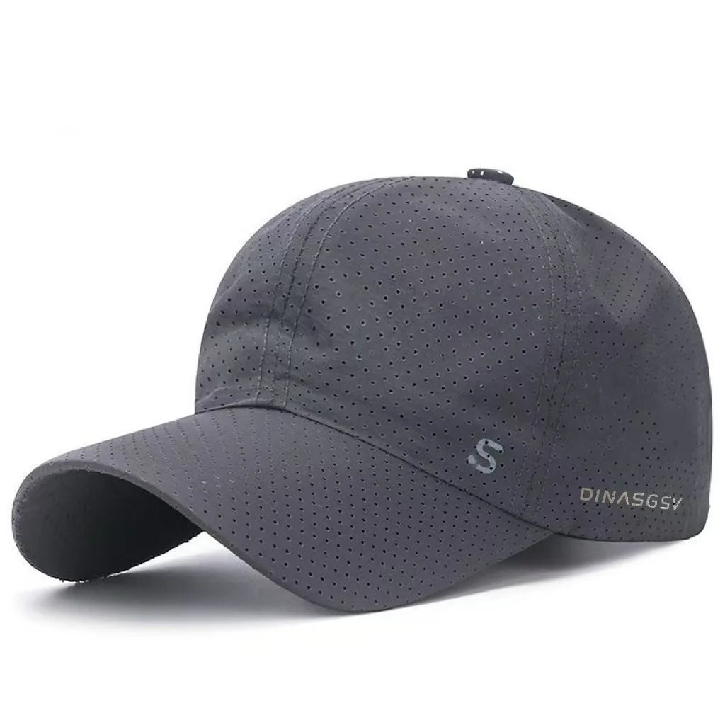 1 piece of summer quick drying mesh breathable outdoor sports duckbill cap for men and women sun shading baseball cap