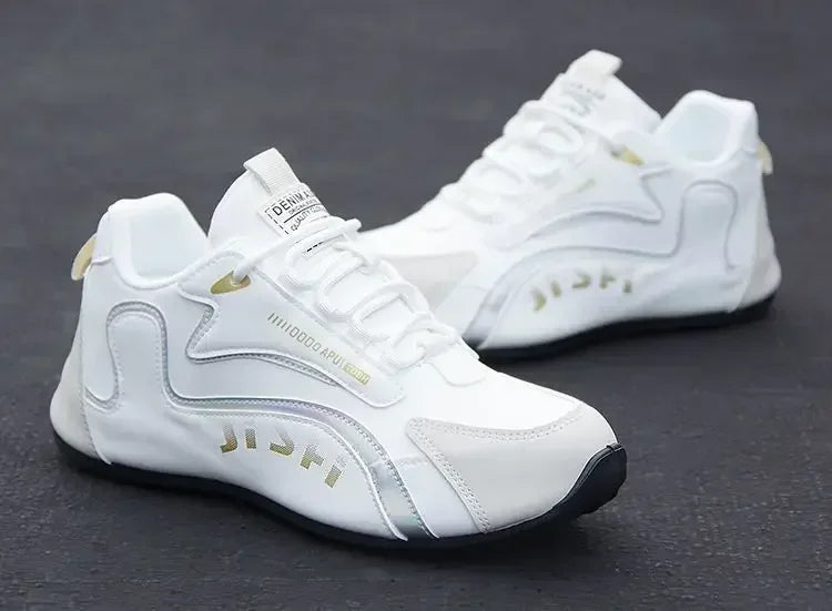 Wasserdichte Herren-Sneaker aus PU-Leder, lässige Sportschuhe, leichte, atmungsaktive, flache und rutschfeste Tennisschuhe, Zapatillas Hombre