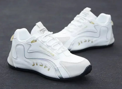 Wasserdichte Herren-Sneaker aus PU-Leder, lässige Sportschuhe, leichte, atmungsaktive, flache und rutschfeste Tennisschuhe, Zapatillas Hombre