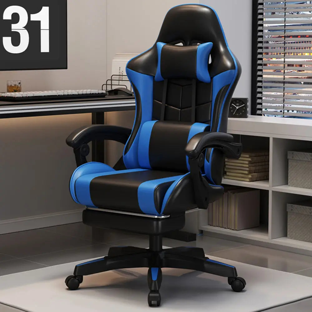 Ergonomic Gaming Chair for Home Office Long Hours Streamers Adjustable Reclining Lightweight Durability
