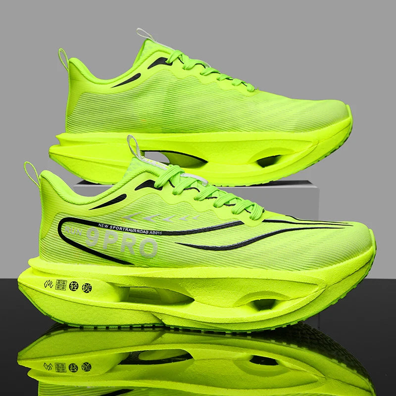 Baskets de marathon respirantes pour hommes - Chaussures de basket-ball tendance - Chaussures de marche pour homme - Baskets décontractées pour femme - Légères