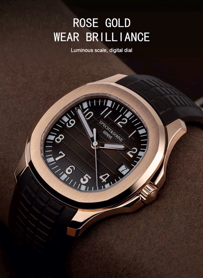 Specht&Sohne 40MM Automatic Mechanical Watch For Men Miyota 8215 Movt Sapphire Crystal 5167 Sports Wristwatch 50M Waterproof