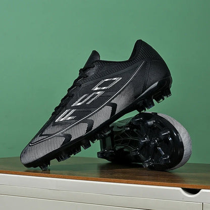 Nouvelles chaussures de football pour hommes, chaussures de sport respirantes, antidérapantes, de haute qualité, chaussures de football pour match en plein air, futsal, haute cheville, ultralégères