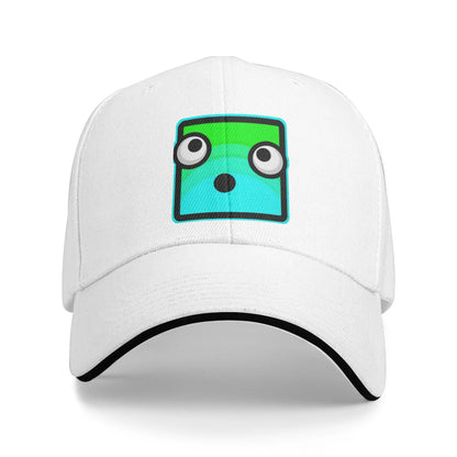 Geometry Gaming Cube Dash Baseball Caps Hip Hop Extreme Demon Sandwich Cap Unisex Style Adjustable Dad Hat Running Golf