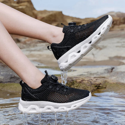 2026 Men Women Quick-Dry Wading Shoes Water Breathable AquaIn Upstream Antiskid Outdoor Sports Wearproof Beach Sneakers 39-46