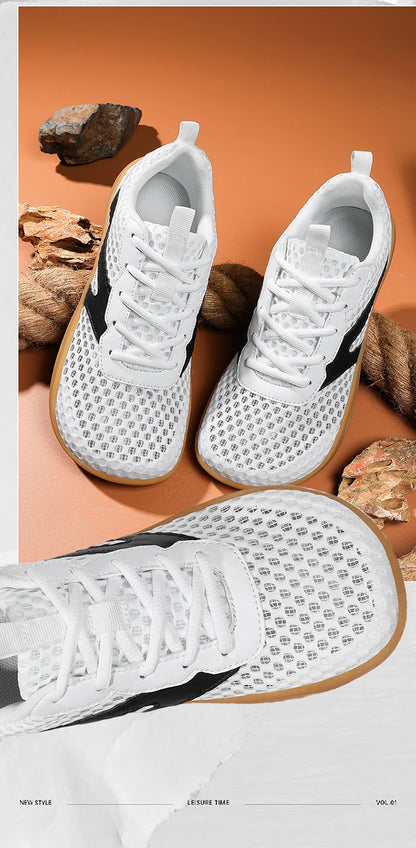 Men's Wide-Design Anti-Slip Casual Shoes Hiking Shoes Barefoot Loafers Multiple Colors Available Breathable Mesh Men's Footwear