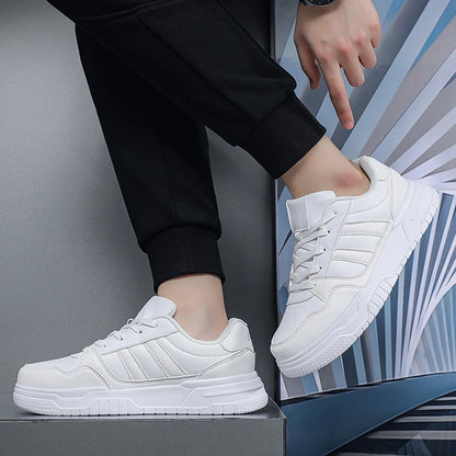 Baskets en cuir pour hommes, chaussures de sport décontractées, plates, de Skateboard, grande taille 50 51 52, offre spéciale pour livraison directe