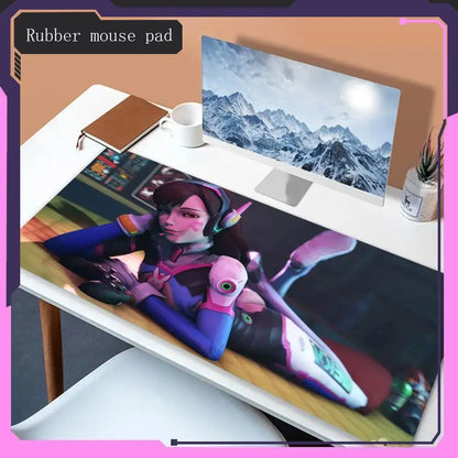 Hot selling items overwatch Mouse Pad Animation mouse pad game accessories desktop Hot selling mouse pad laptop game mouse pad