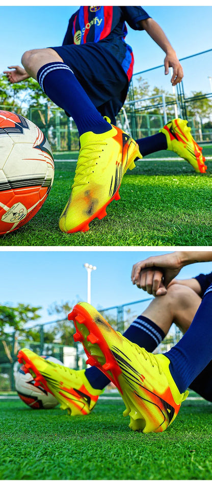 Nouvelles Chaussures de Football pour Homme, Modèle Original, Professionnelles pour l'Entraînement sur Gazon et Futsal, Antidérapantes pour Terrains Intérieurs et Extérieurs, 2025