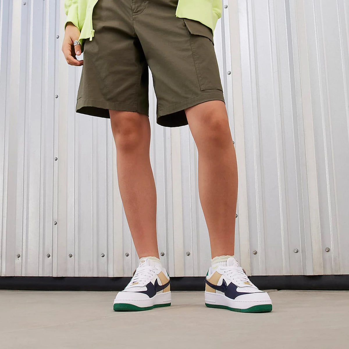 Nike genuine AF1 Shadow women's thick soled wear-resistant casual sports shoes DZ1847-102