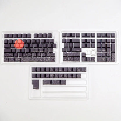KYOMOT 135 Keys PBT Side Print Keycap Double Shot Cherry Profile Shine Through Keycaps for MX Switch Games Mechanical Keyboard