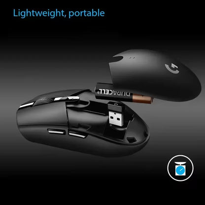 Logitech G304 Lightspeed Wireless Gaming Mouse, Hero 12K Sensor, 12000DPI, 6 Programmable Buttons, Compatible PC MacOS