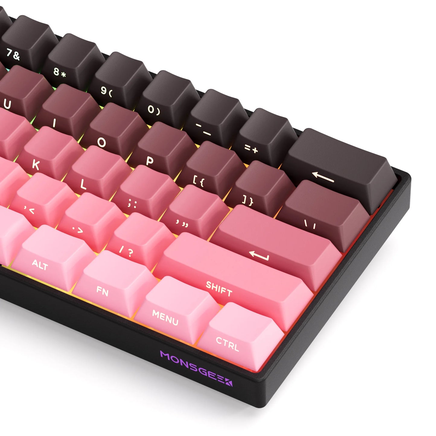 Akko MonsGeek FUN60 mechanische Tastatur mit Magnetschaltern, 60% Gaming-Tastatur, Rapid Trigger 0.01mm, 8K ARGB, HE/TMR Custom-Tastatur