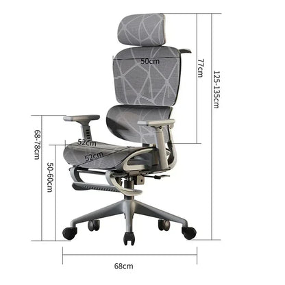 High Back Office Chair 3D Headrest Gaming Chairs Adjustable Computer Relaxing Massage Gamer Chair Ergonomic Office Furniture