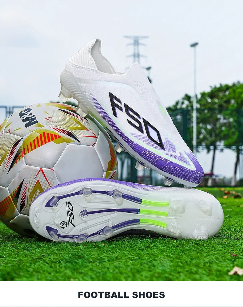 New Men Football Boots High-quality Soccer Shoes Sneakers Match Indoor Non-Slip Grass Cleats High-top Futsal Hot-selling Outdoor