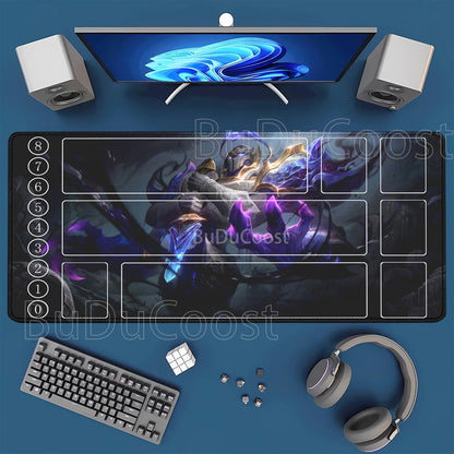 HD-tulostettu leikkimatto League of Mouse Pad Legends Riftbound -sarja TCG LOL-kortti 600x350 mm toimisto Ommellut reunat Lautapeli Pöytämatto