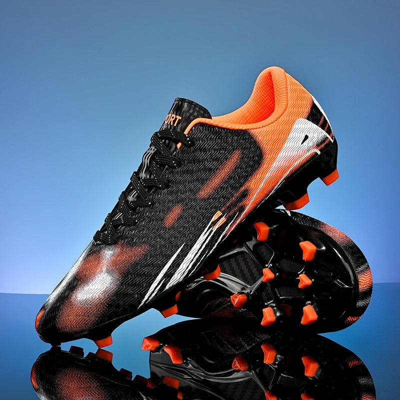 Nouvelles chaussures de Football en plein air pour hommes crampons chaussures de Football professionnelles bottes de terrain de Football pour enfants baskets d'entraînement confortables et antidérapantes