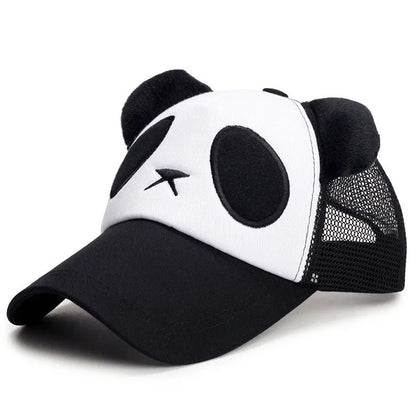 Summer Cute Panda Baseball Caps For Men Women Cotton Hip Hop Snapback Hats Sun Protection Boys Girls Outdoor Gorras Dropshipping