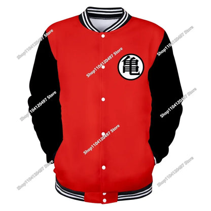 Dragon Ball Streetwear – baseballová uniforma pro muže a ženy, Son Goku, kostýmy pro dospělé, bundy, jarní a podzimní kabáty, svetry, mikiny, dárky