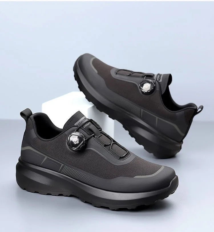 Outdoor men's sneakers 2026 new spring and summer thick soled sports shoes men's hiking daddy shoes casual footwear for men