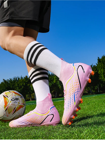 New Men Soccer Shoes Hot Sale High-quality Football Boots Women Unisex Futsal Cleats Ultralight Professional TF/FG Sneakers