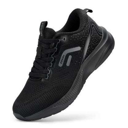 FitVille Mens Sport Running Shoes Breathable Lightweight Sneakers for Swollen Feet Wide Shoes Athletic Training Footwear