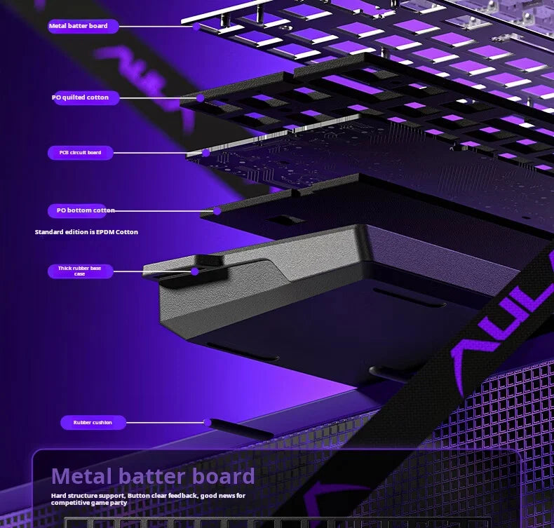 AULA WIN 68 HE Tastatur mit magnetischen Schaltern RT Gaming-Mechanische Tastatur kabelgebunden 8KPolling Rate Full-Key Hot-Swappable