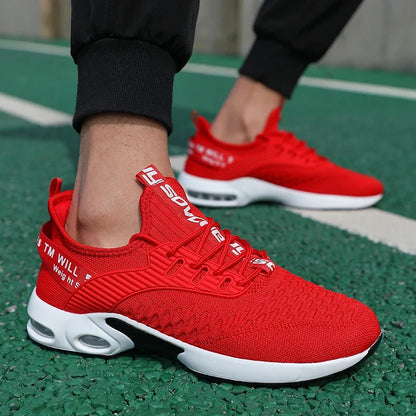 Chaussures d'été pour hommes maille chaussures de sport décontractées printemps été chaussures Tennis léger marche noir baskets 2025 article de vente chaude