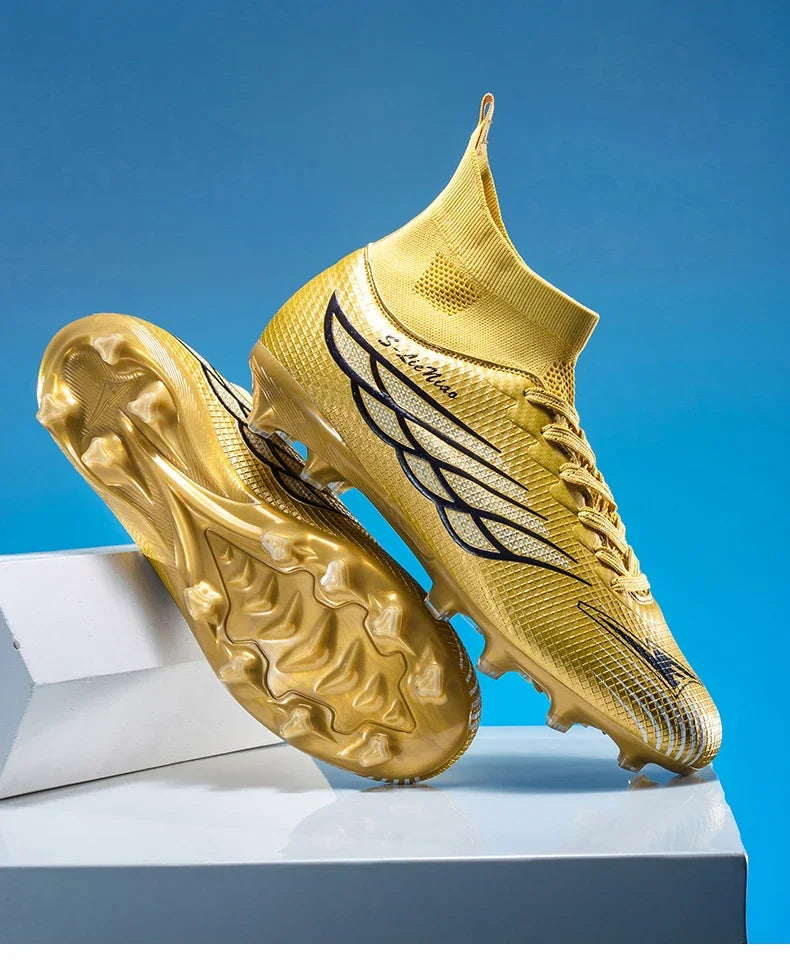 Nouvelles chaussures de football pour hommes, chaussures de sport pour terrain gazonné, chaussures de football pour matchs en plein air, chaussures d'entraînement professionnelles antidérapantes, chaussures ultralégère