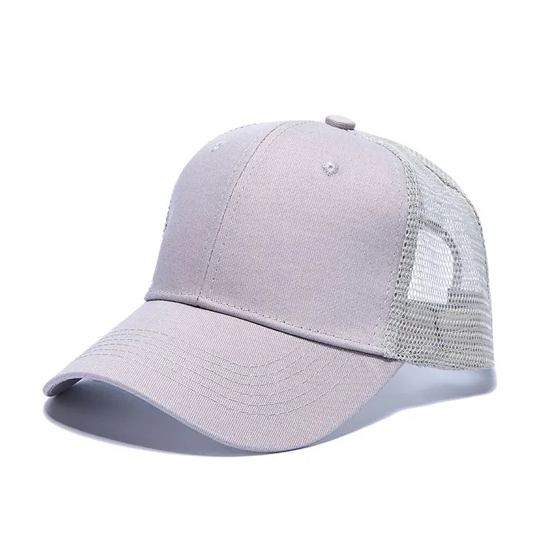 Cappellini da baseball all'ingrosso da uomo, cappellini casual, cappelli in mesh da donna, cappelli unisex con logo personalizzato, cappelli ricamati
