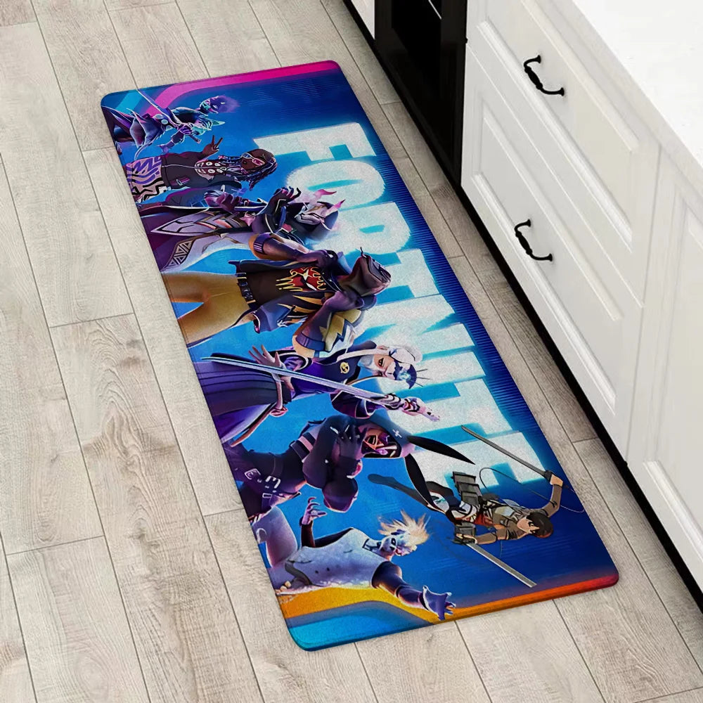 Entrance Front Door Doormat For Fortnites game Non-slip Kitchen Rug Living Room Rugs Balcony Bathroom Foot Mat Floor Mats Carpet