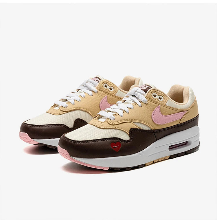 Nike Official Authentic Air Max 1 87 Women's Minimalist Sporty Casual Sneakers FZ4346-200