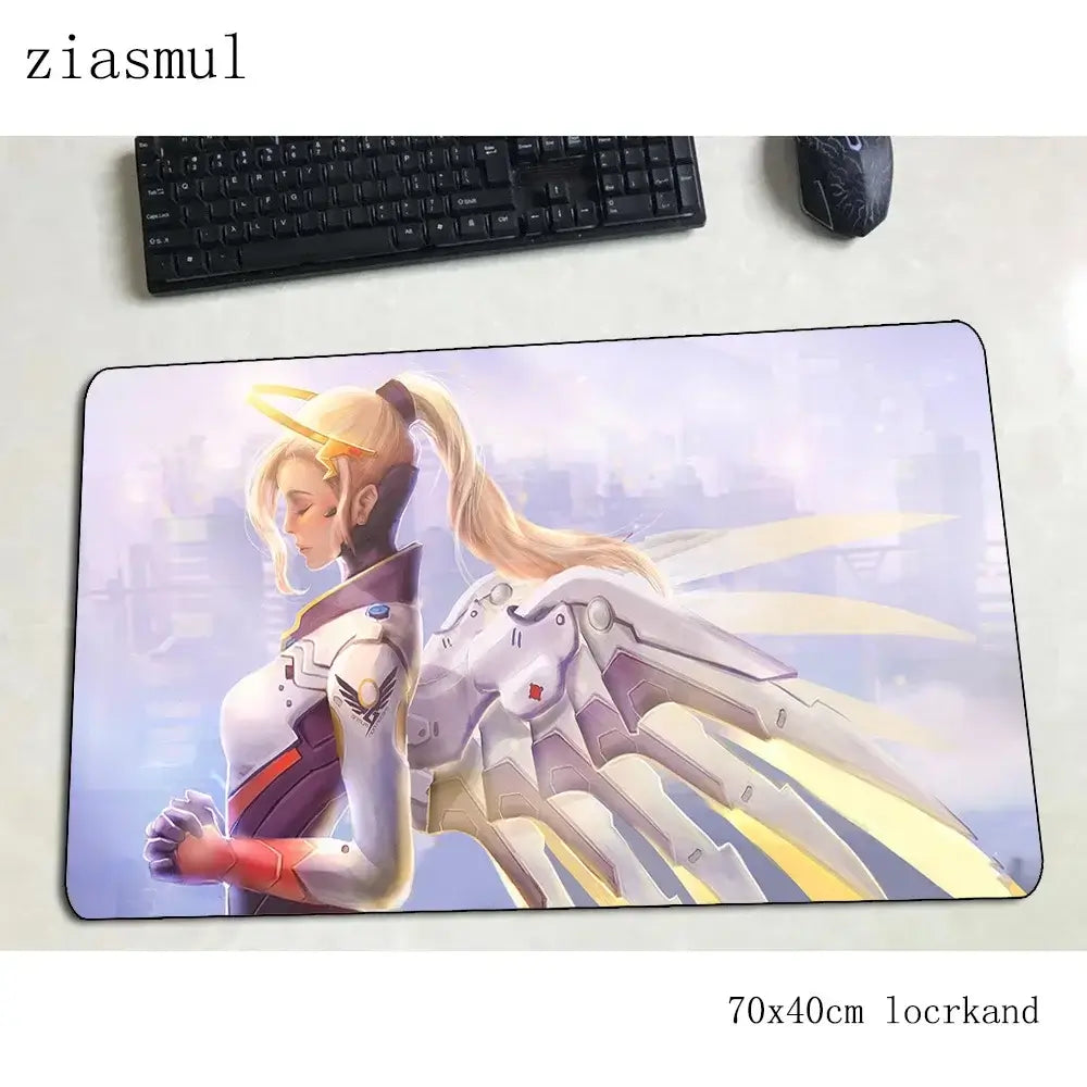 Overwatch mouse pad Gorgeous Computer Mat 70x40cm gaming mousepad large XL mouse pad keyboard games PC gamer desk