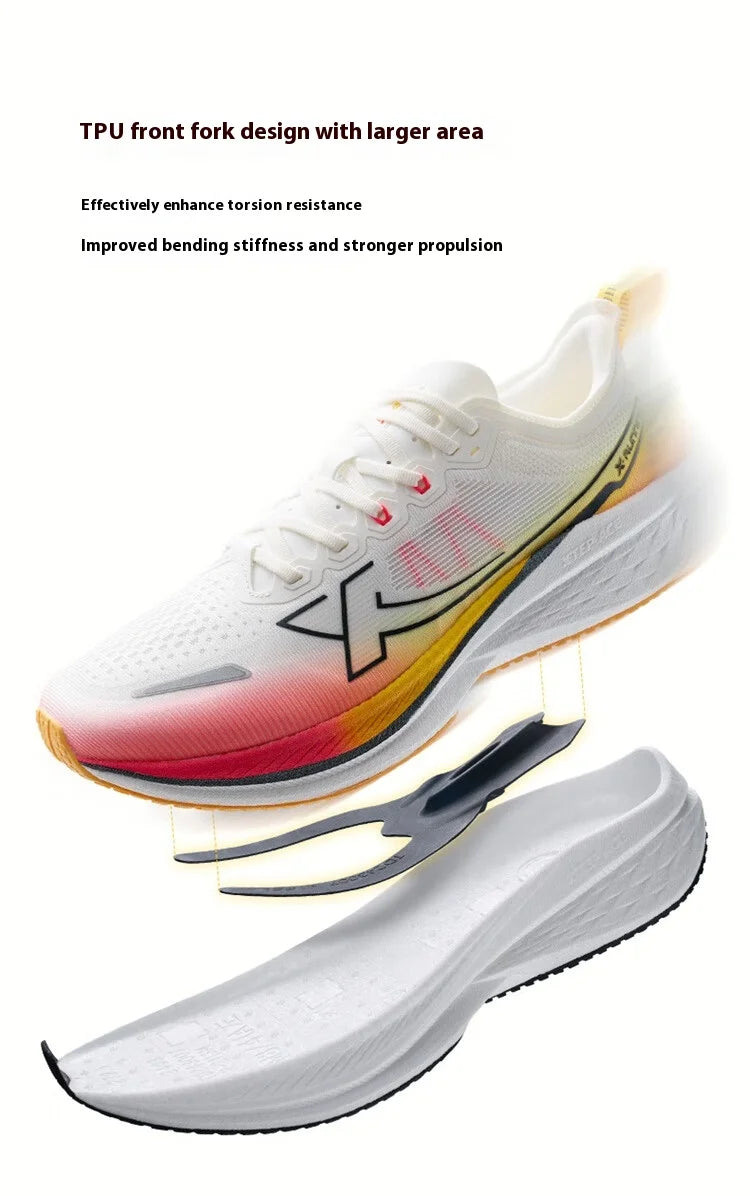 Pánské běžecké boty Xtep Five Speed 2.0 – pohodlné podzimní sportovní boty na jogging s tlumením, tenisky 876319110001