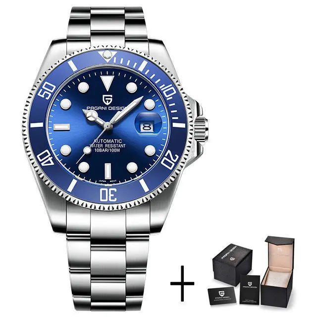 PAGANI DESIGN New Men Mechanical Wristwatch Luxury Ceramic Bezel Automatic Watch Sapphire Glass Watch for Men Relogio Masculino