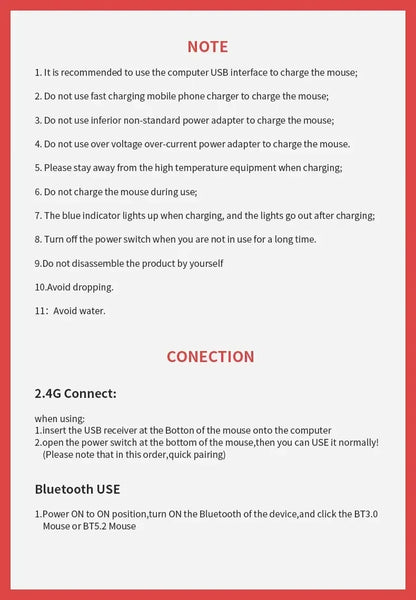 Wireless Mouse Rechargeable Dual Modes Bluetooth-compatible 2.4G USB Computer Mice For Laptop iPad Tablet Notebook Gaming Mouse