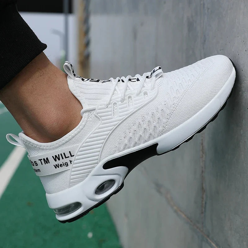 Chaussures d'été pour hommes maille chaussures de sport décontractées printemps été chaussures Tennis léger marche noir baskets 2025 article de vente chaude