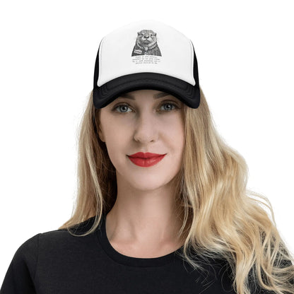 Unisex Steve Is Not Getting Smarter As He Gets Older Otter  Trucker Hats Mesh Baseball Cap Dad Hat  Adjustable Trucker Cap