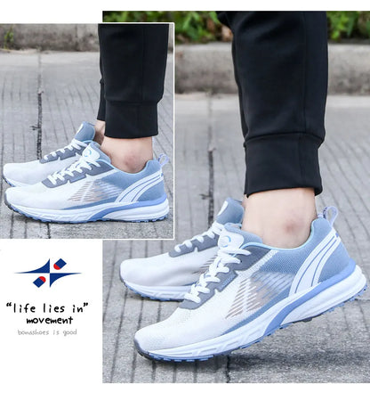 BONA New Popular Style Men Running Mesh Weaving Upper Sport Shoes ventilate Jogging Walking Sneakers Lace Up