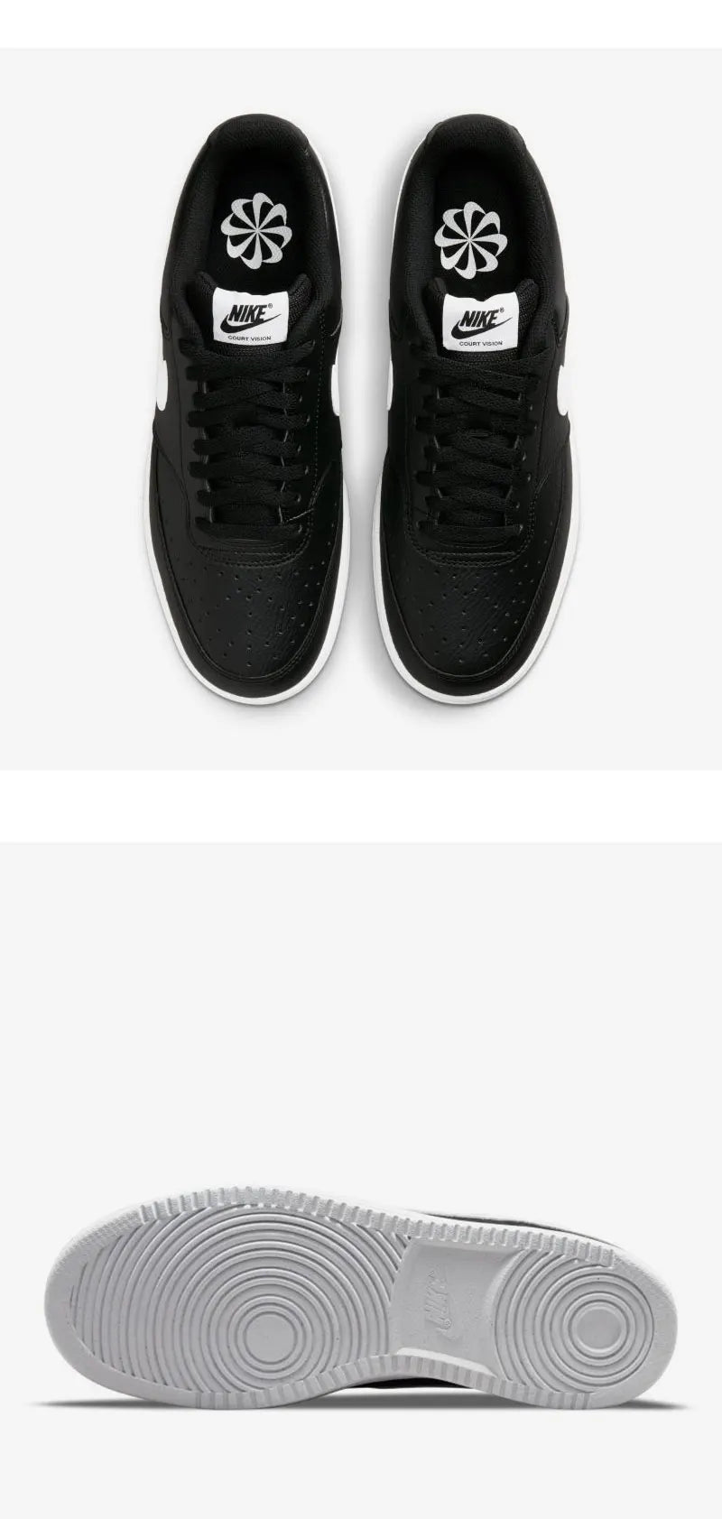 Nike Authentic Court Vision Low – låga fritidssneakers för män DH2987-001