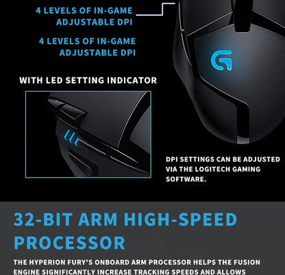 Logitech (G) G402 Gaming Mouse Wired Mouse E-sports Mechanical Macro Programming Mouse CSGO Chicken Dinner Computer Competitive