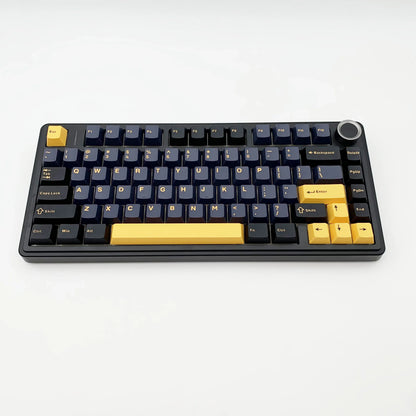 AULA F75 Gaming Mechanical Keyboard RGB 75% Layout Side-engraving Customized Gasket Mounted 80 key PBT Keycaps Wireless keyboard