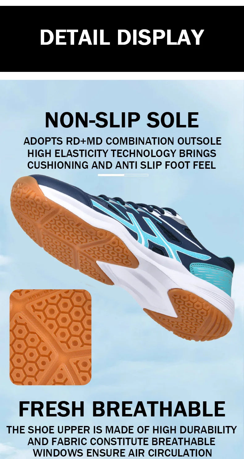 TaoBo New High Quality Men Badminton Shoes Size 36-45 Tennis Shoes Outdoor Sports Pro Handball Sneakers Men and Women
